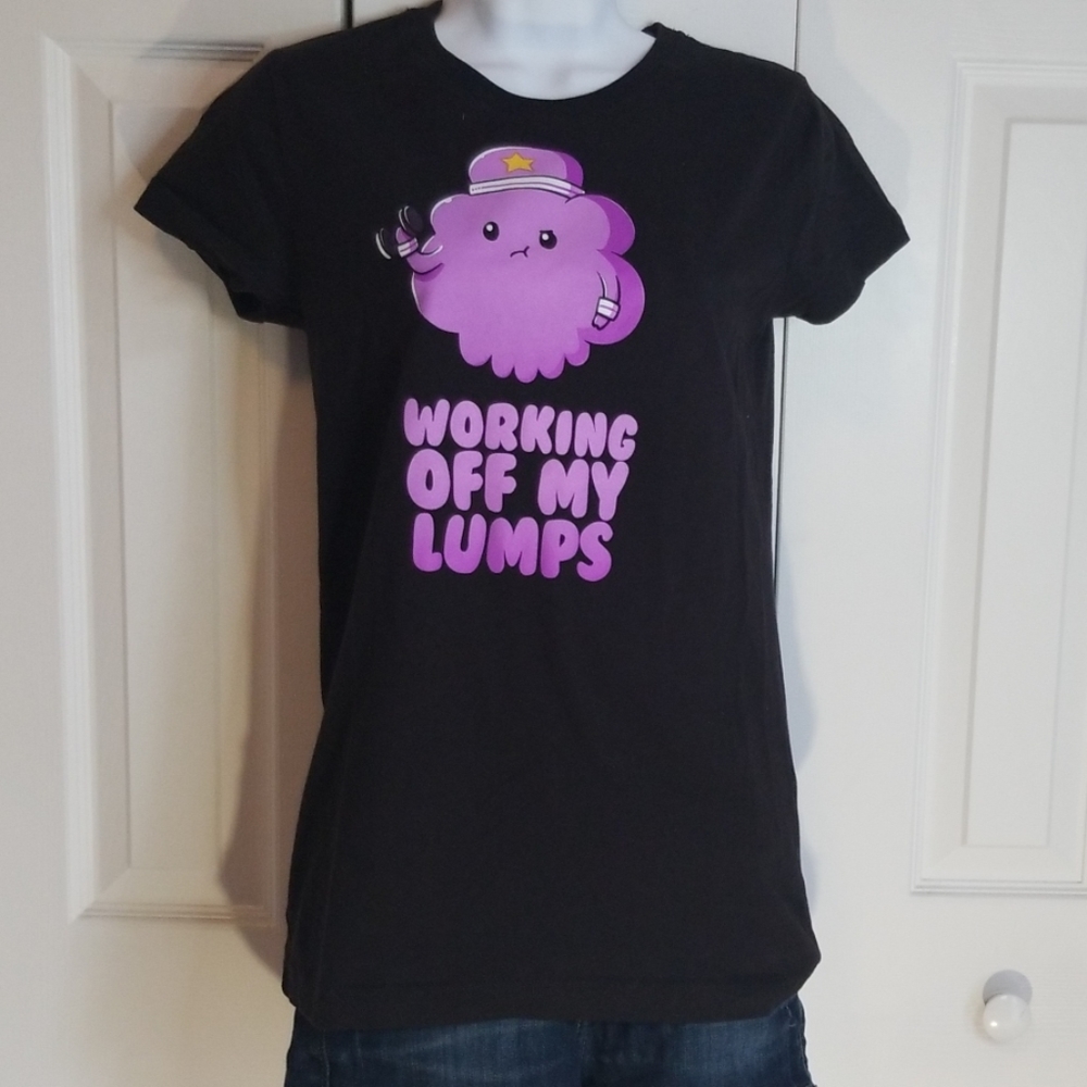 Tee Turtle Working Off My Lumps Black Tee